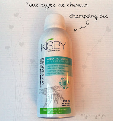 Test du Shampoing sec KISBY tous types de cheveux