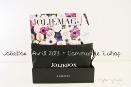 Une jolie JolieBox d’avril 2013 + Commande sur l’eshop