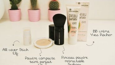 Un joli teint rapide et facile pour peau mixte avec ELF et Yves Rocher