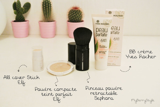 Un joli teint rapide et facile pour peau mixte avec ELF et Yves Rocher