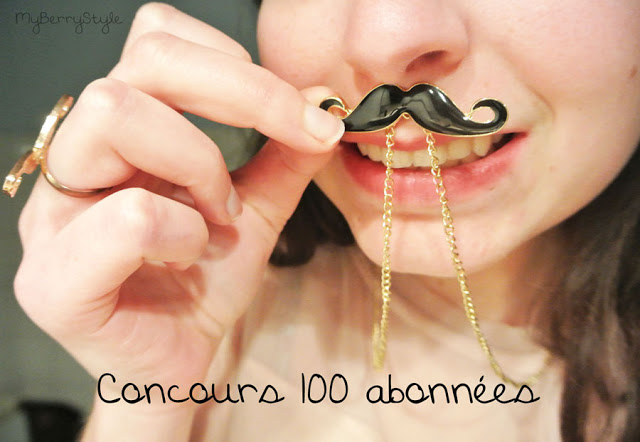 Un concours ”Moustache” à l’occasion de mes 100 abonnées ♥ [CLOS]
