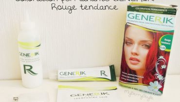 Tie and Dye rouge permanent avec la coloration Generik