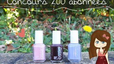 [Concours] Je fête mes 200 abonnées avec Essie ! (2 gagnantes ! ) [CLOS]