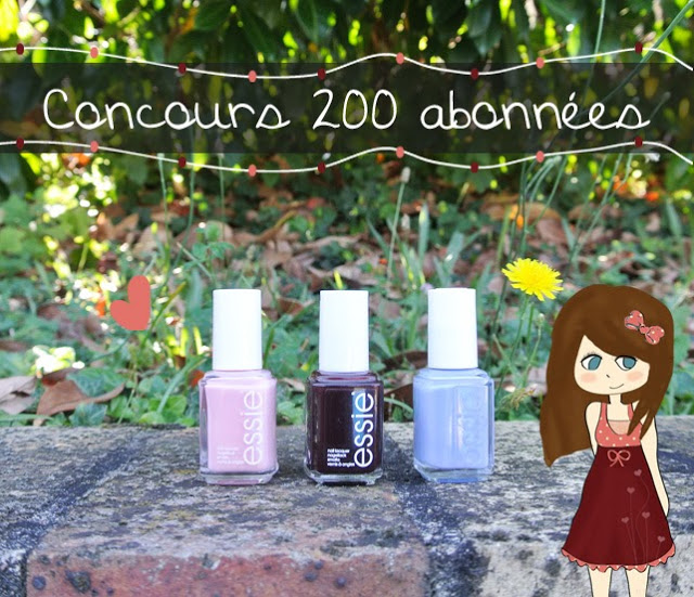 [Concours] Je fête mes 200 abonnées avec Essie ! (2 gagnantes ! ) [CLOS]