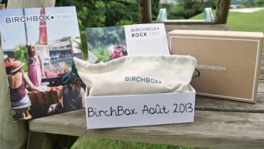 Une BirchBox riche en découvertes –  Août 2013 Rock Trip