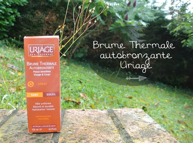 Bronzer sans soleil avec la brume thermale Uriage
