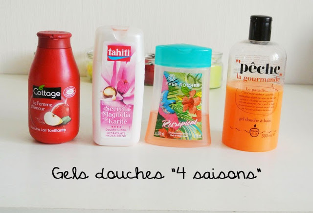 Les 4 saisons sont dans ma douche