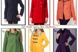 Cet hiver osez un manteau coloré ! (selection à moins de 50 euros )