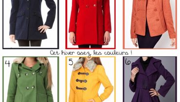 Cet hiver osez un manteau coloré ! (selection à moins de 50 euros )