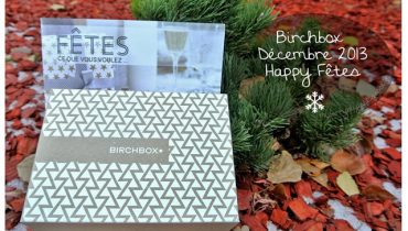 On prépare les fêtes avec la Birchbox de décembre 2013 ❄ !