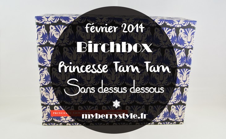 Birchbox février 2014 sans dessus dessous avec Princesse Tam tam