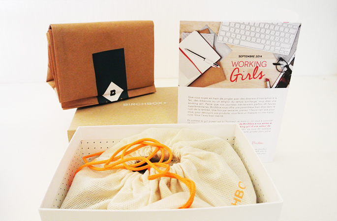 Birchbox septembre 2014 – Working Girls + cadeau eshop