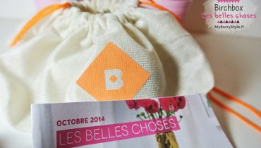 Birchbox octobre 2014 : Les belles choses | avis produits