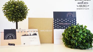 Birchbox avril 2015 Airlines : destination beauté ✈ Bons plans