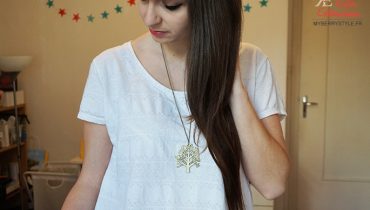 Que donnent des extensions à clips sur des cheveux épais et mi-longs ?