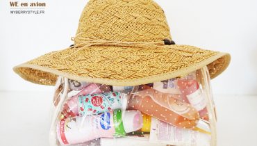 Trousse beauté pour un week-end au soleil spécial départ en avion