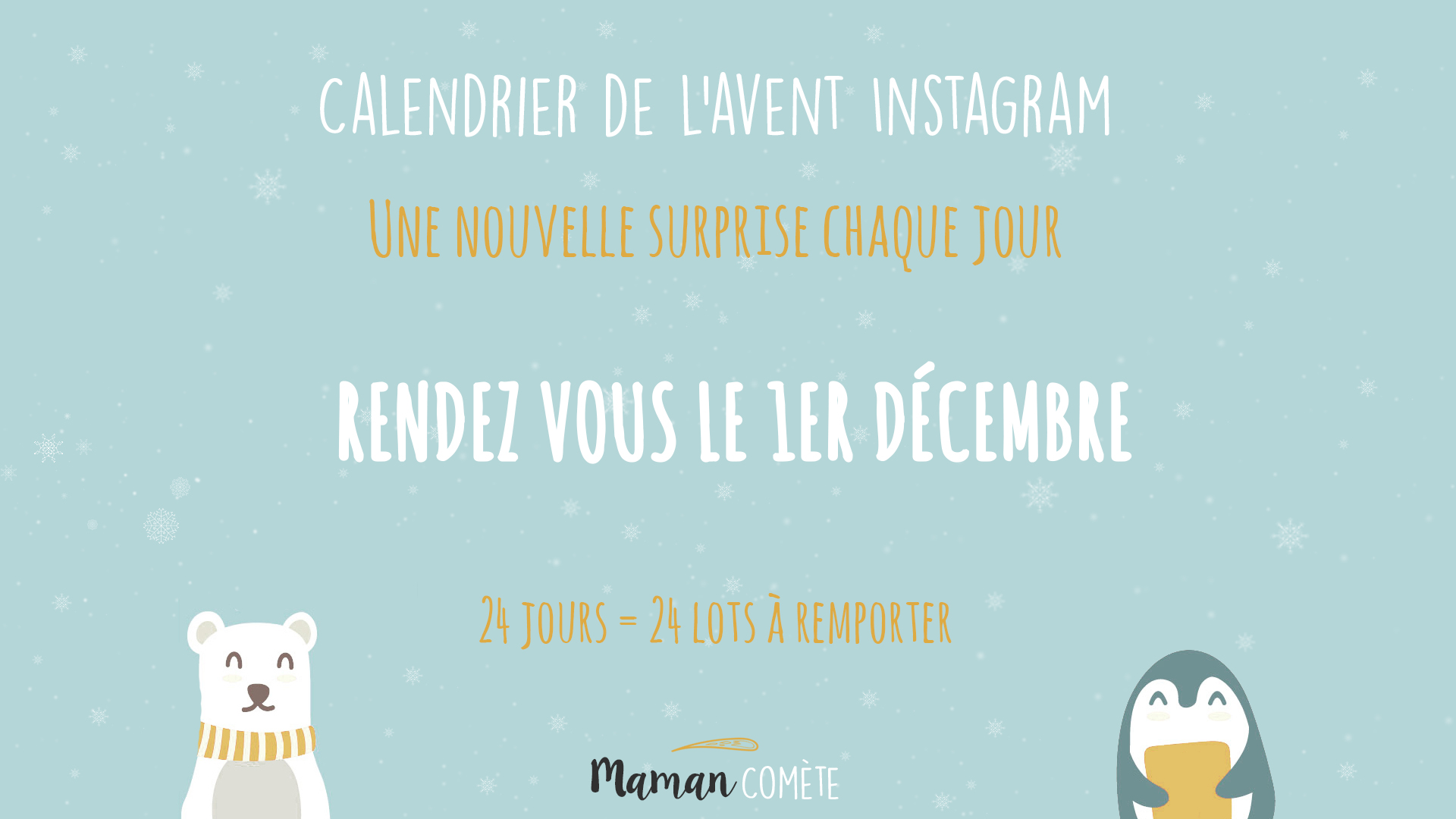 Calendrier de l’avent – chaque jour une nouvelle surprise !