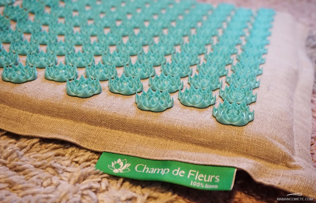 Soulager son dos avec le tapis d'acupression "Champ de fleurs" Maman — free download