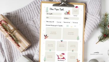 La lettre au père Noël (à imprimer)