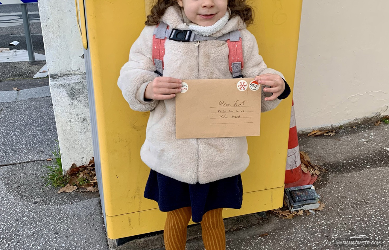 La lettre au père Noël de Fiona, 4 ans