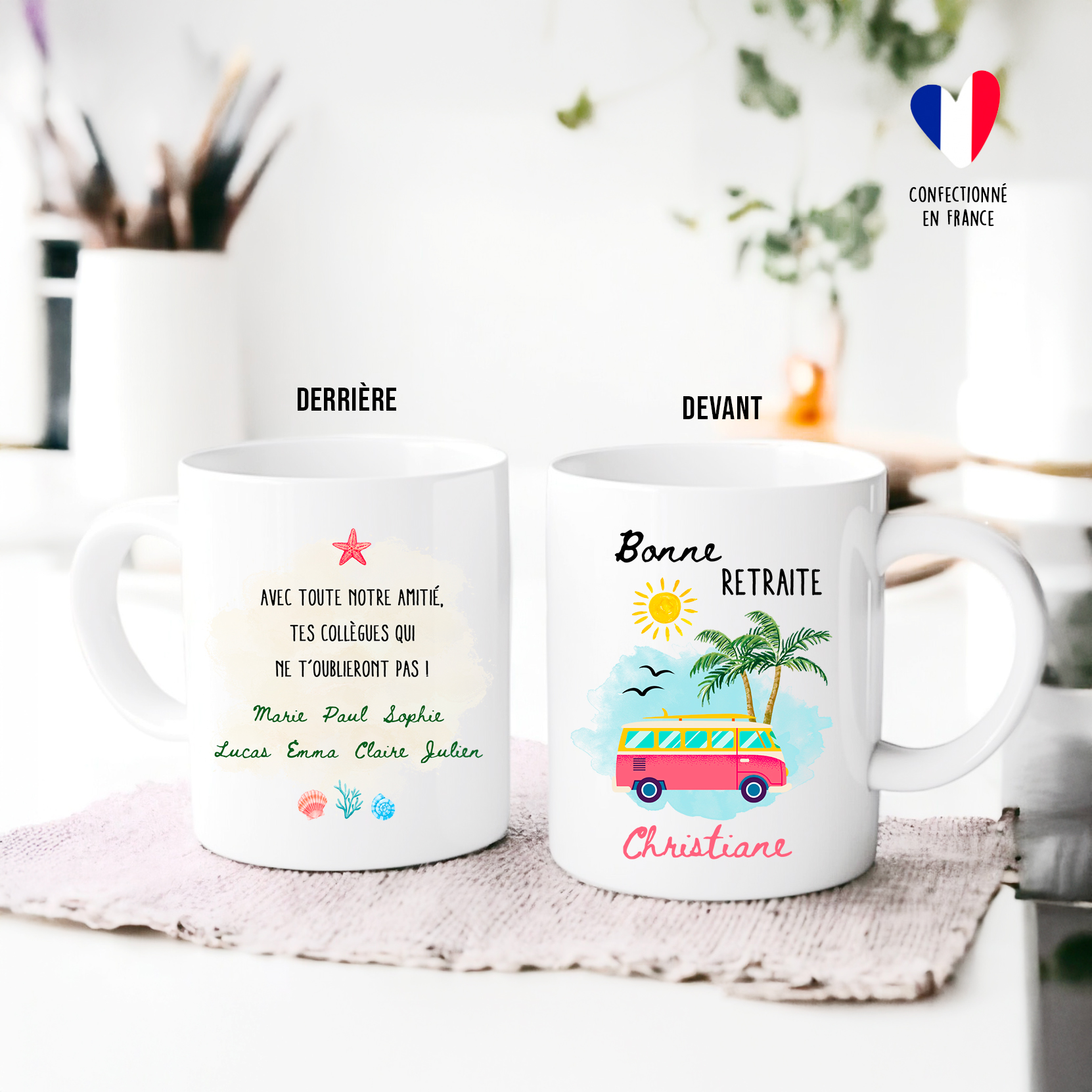mug-tasse-bonne-retraite-personnalisé-cadeau-collégue-idée-vacances-prénoms