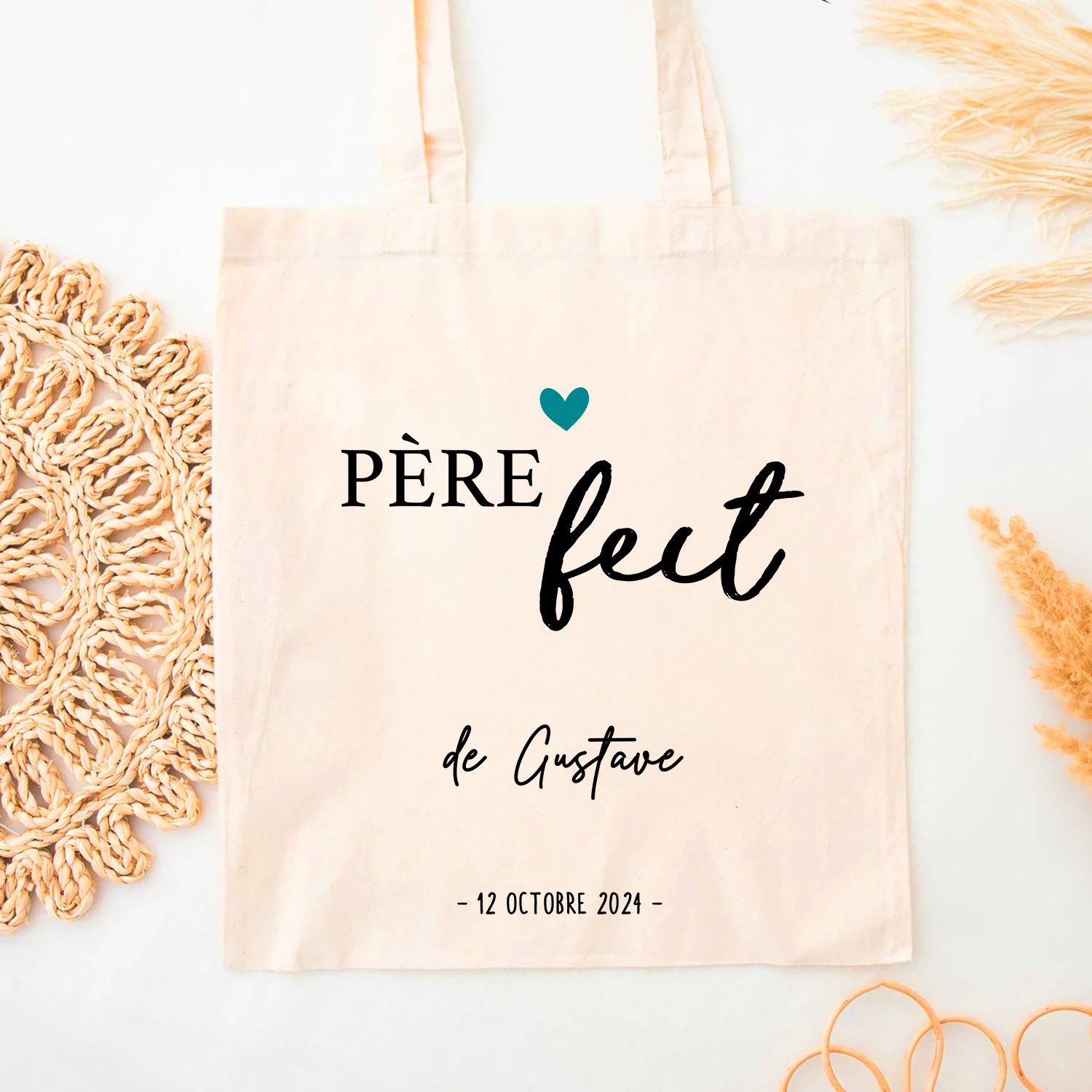 totebag_sac_papa_personnalisé_père_fect_Prénoms_Enfants_date_naissance_cadeau