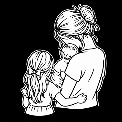 Maman, fille & bébé