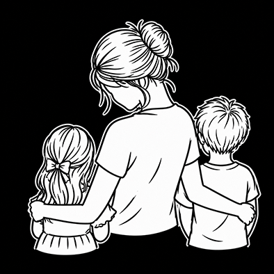 Maman, fille & garçon