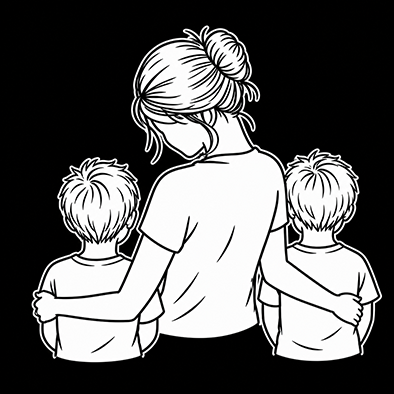 Maman & 2 garçons