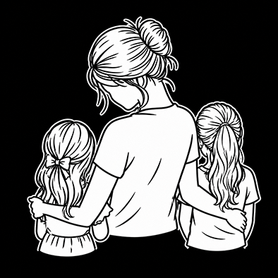 Maman & 2 filles