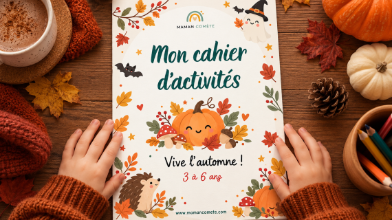 Cahier d’activités d’automne gratuit à imprimer pour les enfants de 3 à 6 ans
